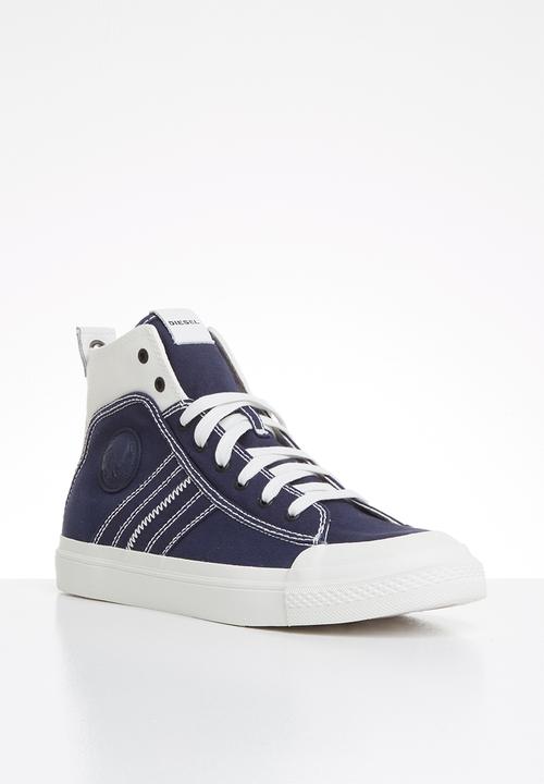 Diesel  - S-astico mid lace - white & navy