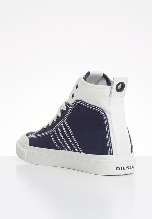 Diesel  - S-astico mid lace - white & navy