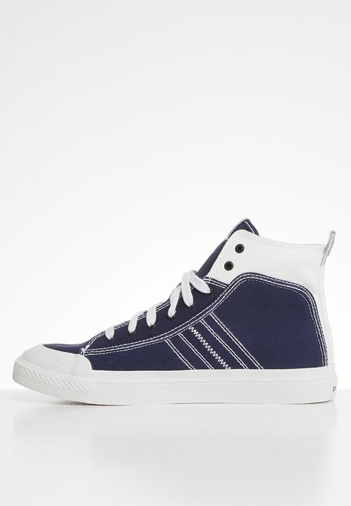 Diesel  - S-astico mid lace - white & navy