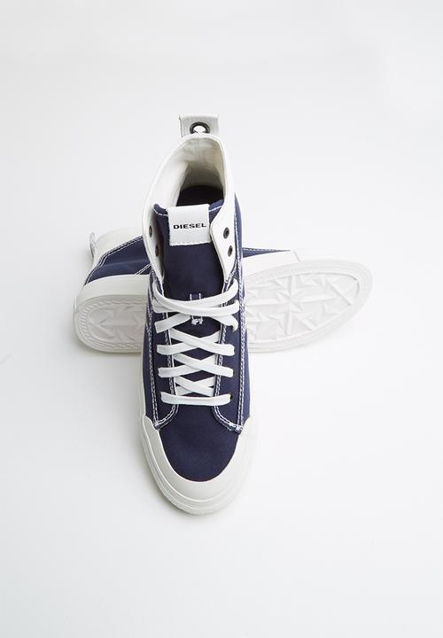 Diesel  - S-astico mid lace - white & navy