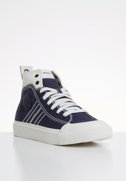 Diesel  - S-astico mid lace w - star white & peacoat