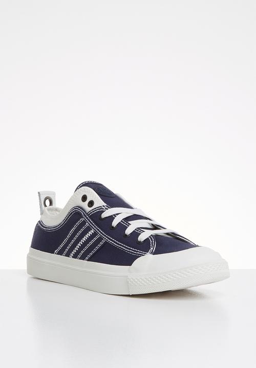 Diesel  - S-astico low lace - white & navy