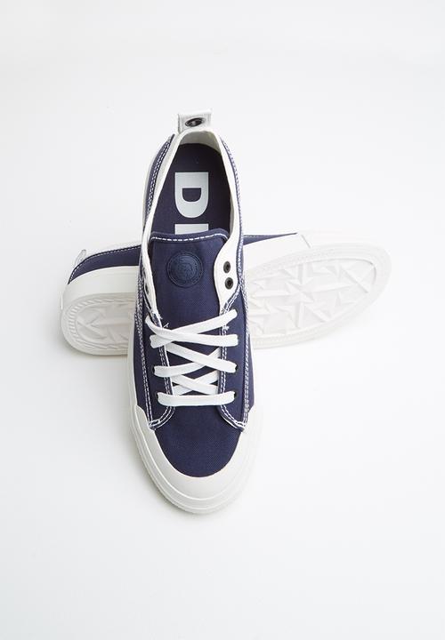 Diesel  - S-astico low lace - white & navy