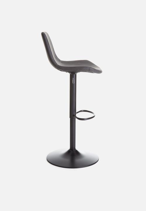 Sixth Floor - Juno gas barstool - charcoal