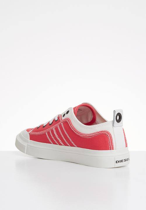 Diesel  - S-asrico low lace  - white & red