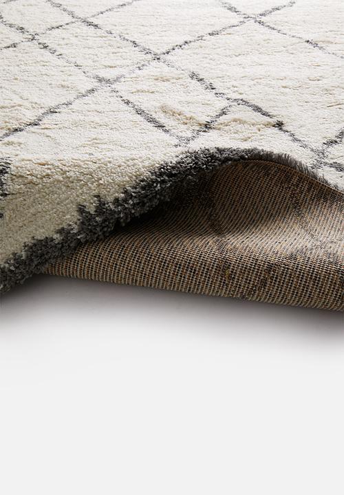 Fotakis - Royal nomadic shaggy rug - cream triangles
