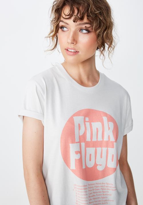 Cotton On - Classic pin pink floyd tee  - grey