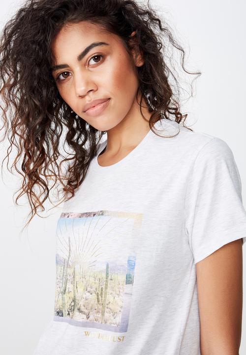 Cotton On - Classic photo tee  - grey