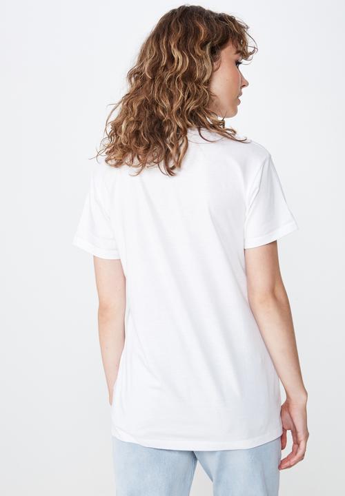 Cotton On - Classic slogan new york tee  - white