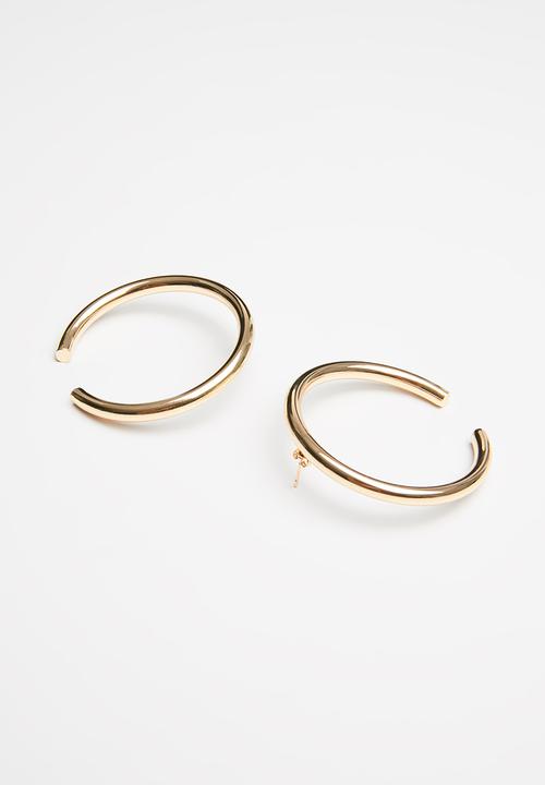 Superbalist - Half moon hoops - gold