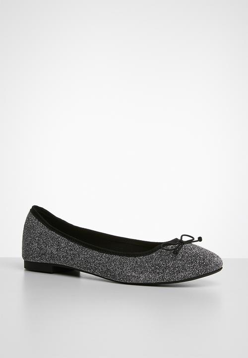 ONLY - Bee shimmer ballerina - silver