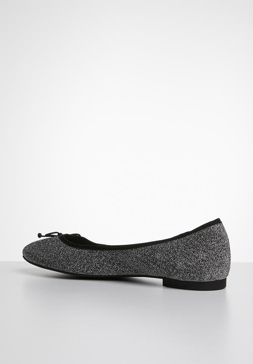 ONLY - Bee shimmer ballerina - silver
