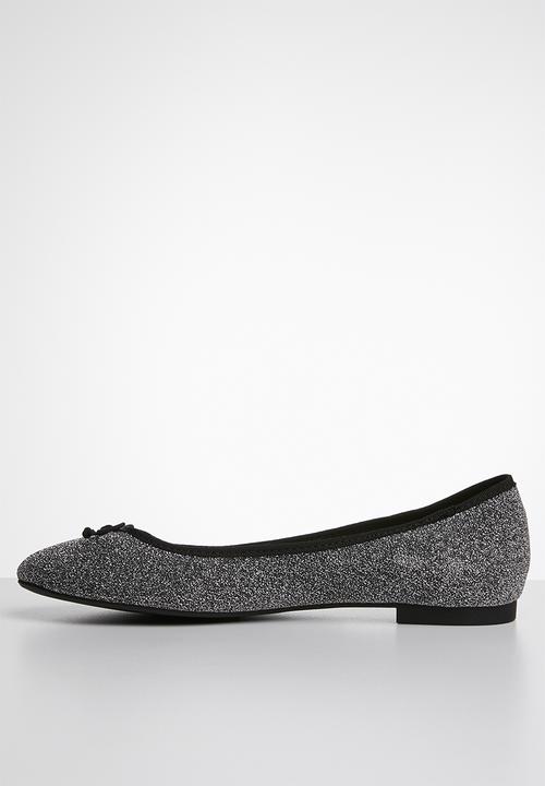 ONLY - Bee shimmer ballerina - silver
