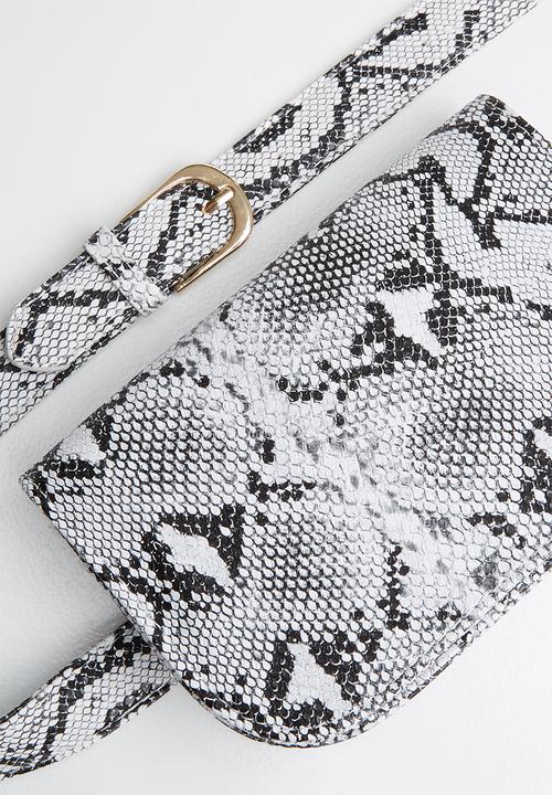 Superbalist - Snake skin waistbag - grey