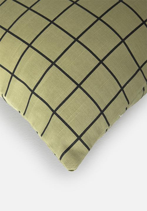 Sixth Floor - Jossy cushion cover - green