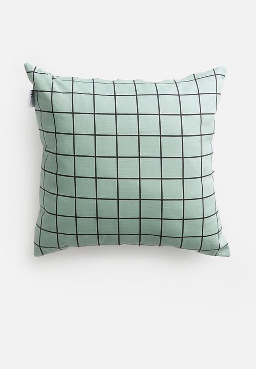 Sixth Floor - Jossy cushion cover - blue