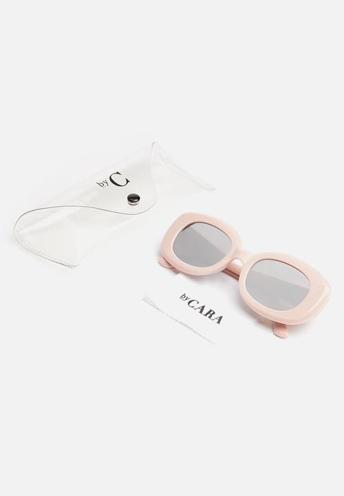 ByCARA - Mirror retro sunglasses - pink