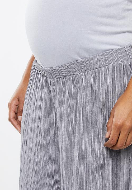 Superbalist - Maternity Plisse culottes - silver