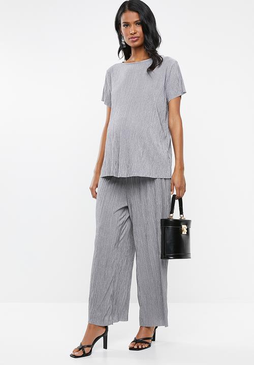 Superbalist - Maternity Plisse culottes - silver