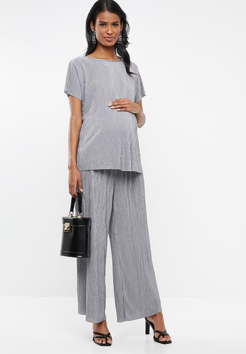 Superbalist - Plisse tee - silver