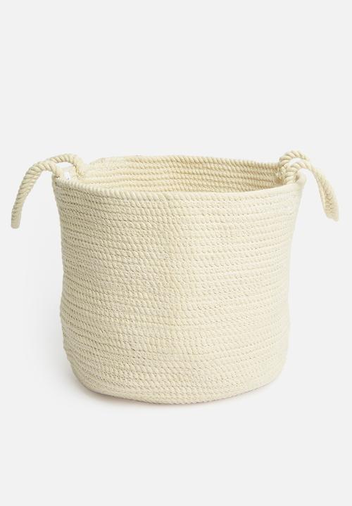 Sixth Floor - Braided basket - cream