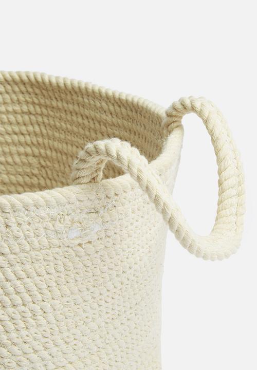 Sixth Floor - Braided basket - cream