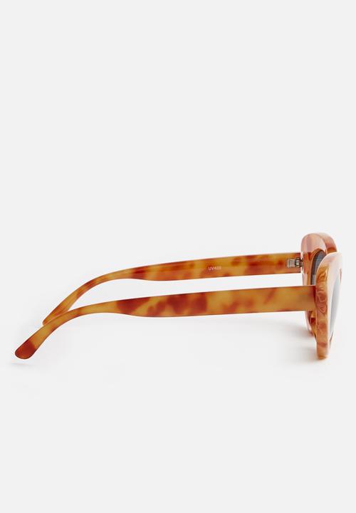 ByCARA - Cat eye tortoise shell sunglasses - brown & orange 