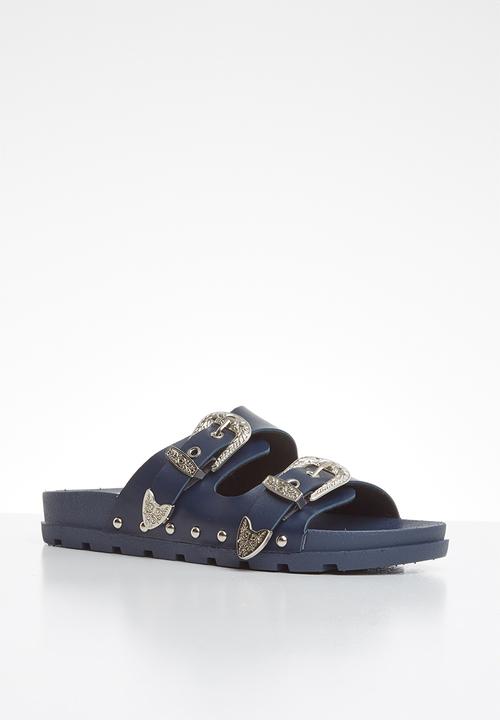 Footwork - Buckle detail sandals - blue