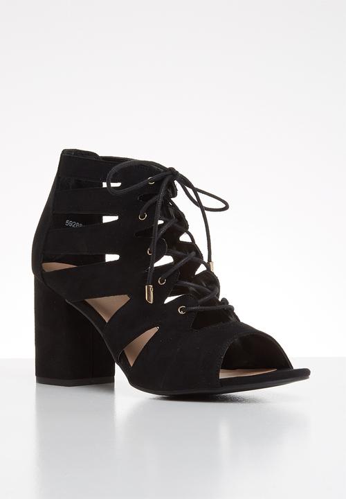 New Look - Tillie wider fit heel - black