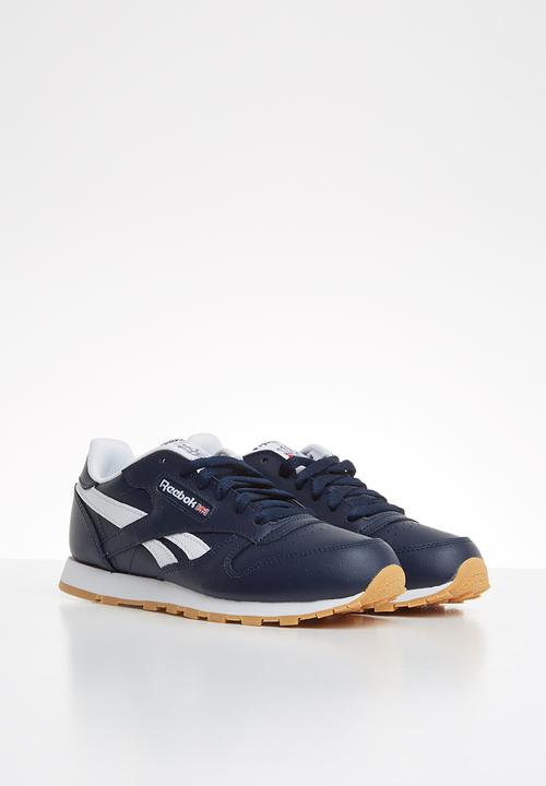 Reebok Classic - Classic leather - collegiate navy/white/gum