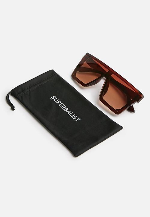 Superbalist - Straight top sunglasses - brown