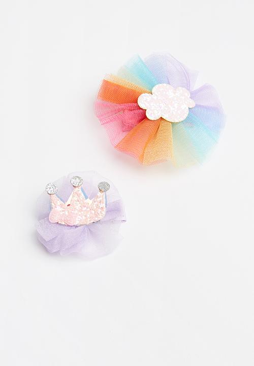 Pop Candy - 2 Piece hair clip  -  multi 