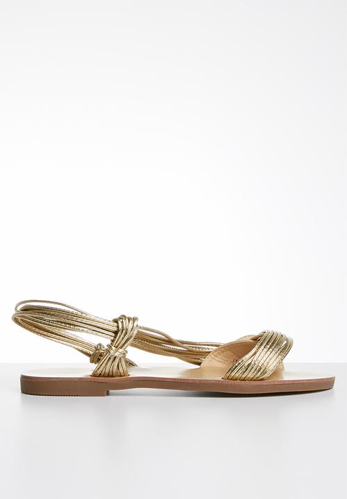 Jada - Metallic sandal - light gold