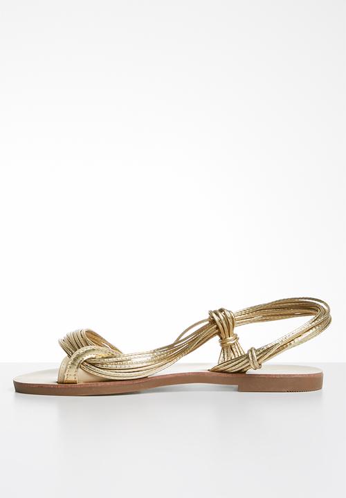 Jada - Metallic sandal - light gold