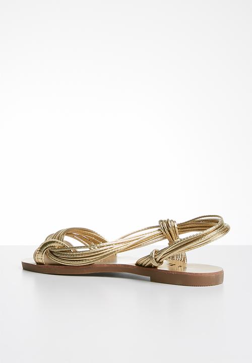 Jada - Metallic sandal - light gold