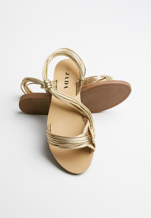 Jada - Metallic sandal - light gold