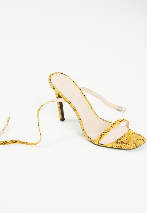 Public Desire - Notion heel - yellow & brown