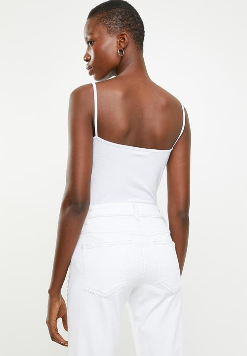 Superbalist - 2pk cami bodysuit - grey & white 