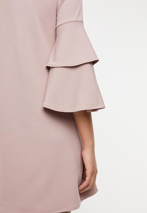 STYLE REPUBLIC - Frill sleeve dress - pink 