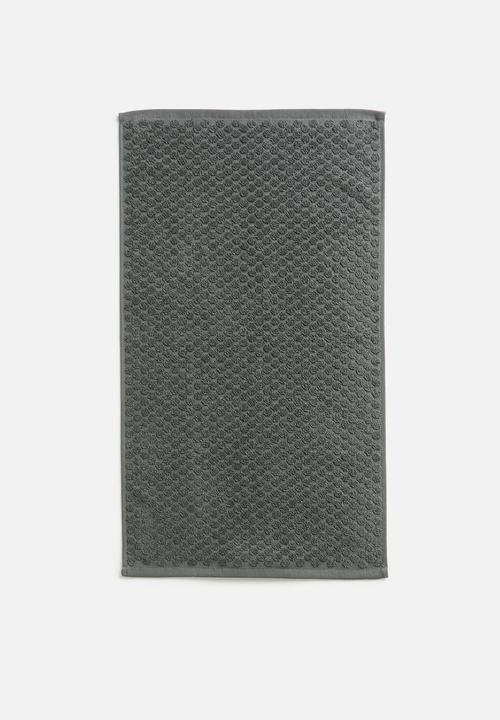 Linen House - Jordan spot hand towel - asphalt