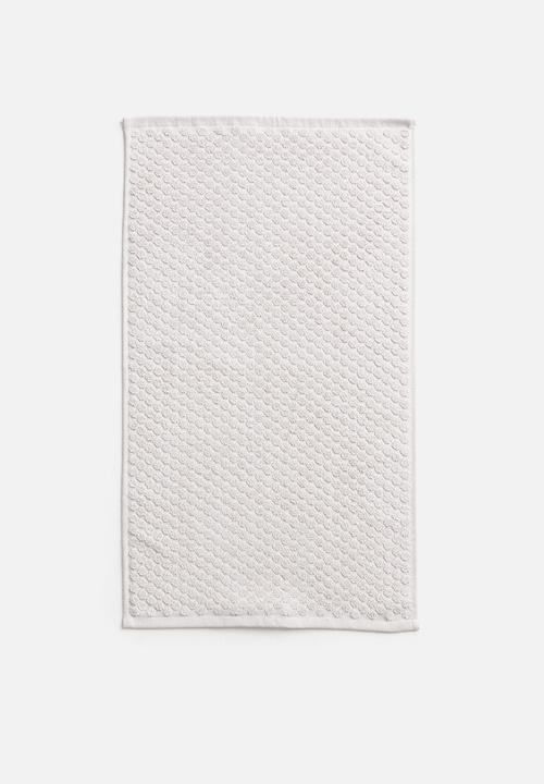 Linen House - Jordan spot hand towel - stone