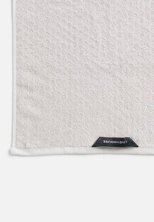 Linen House - Jordan spot hand towel - stone