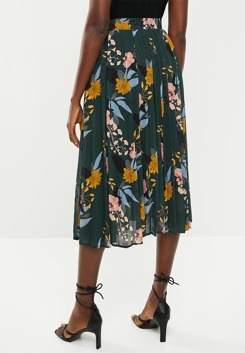 Superbalist - Printed pleated skirt - multi 