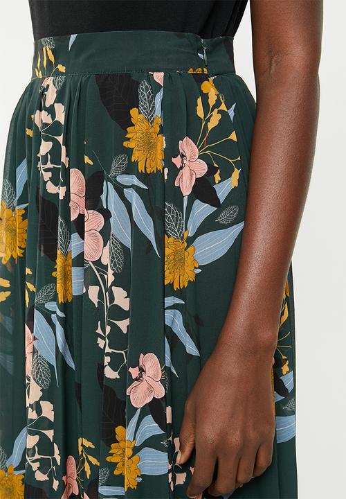Superbalist - Printed pleated skirt - multi 