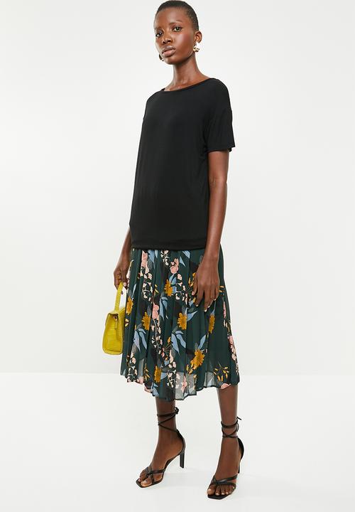 Superbalist - Printed pleated skirt - multi 