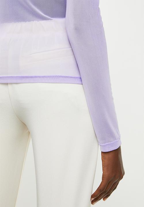 Superbalist - Mesh tee - purple 