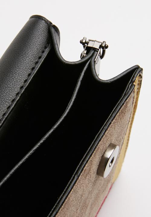 Superbalist - Assymetrical patch detail bag - multi