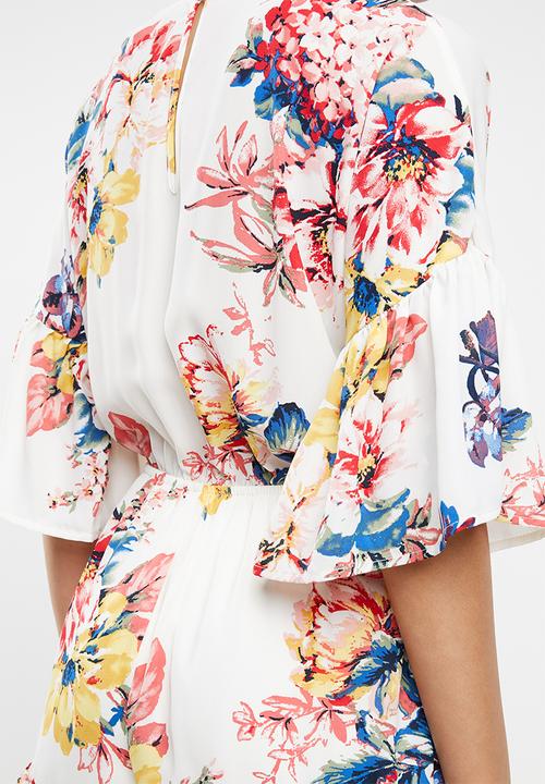 Forever21 - Floral kimono playsuit - multi
