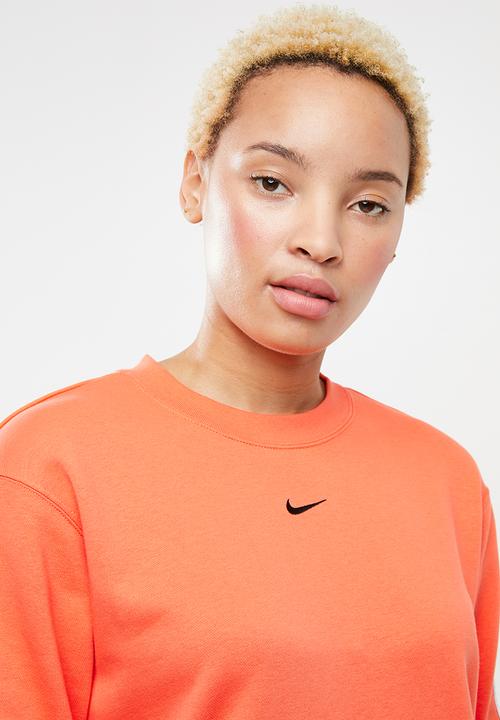 Nike - Nike crew logo tape top - coral