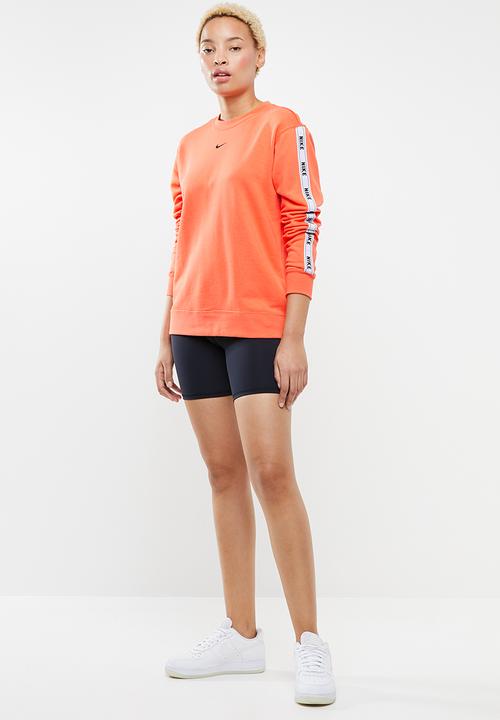 Nike - Nike crew logo tape top - coral